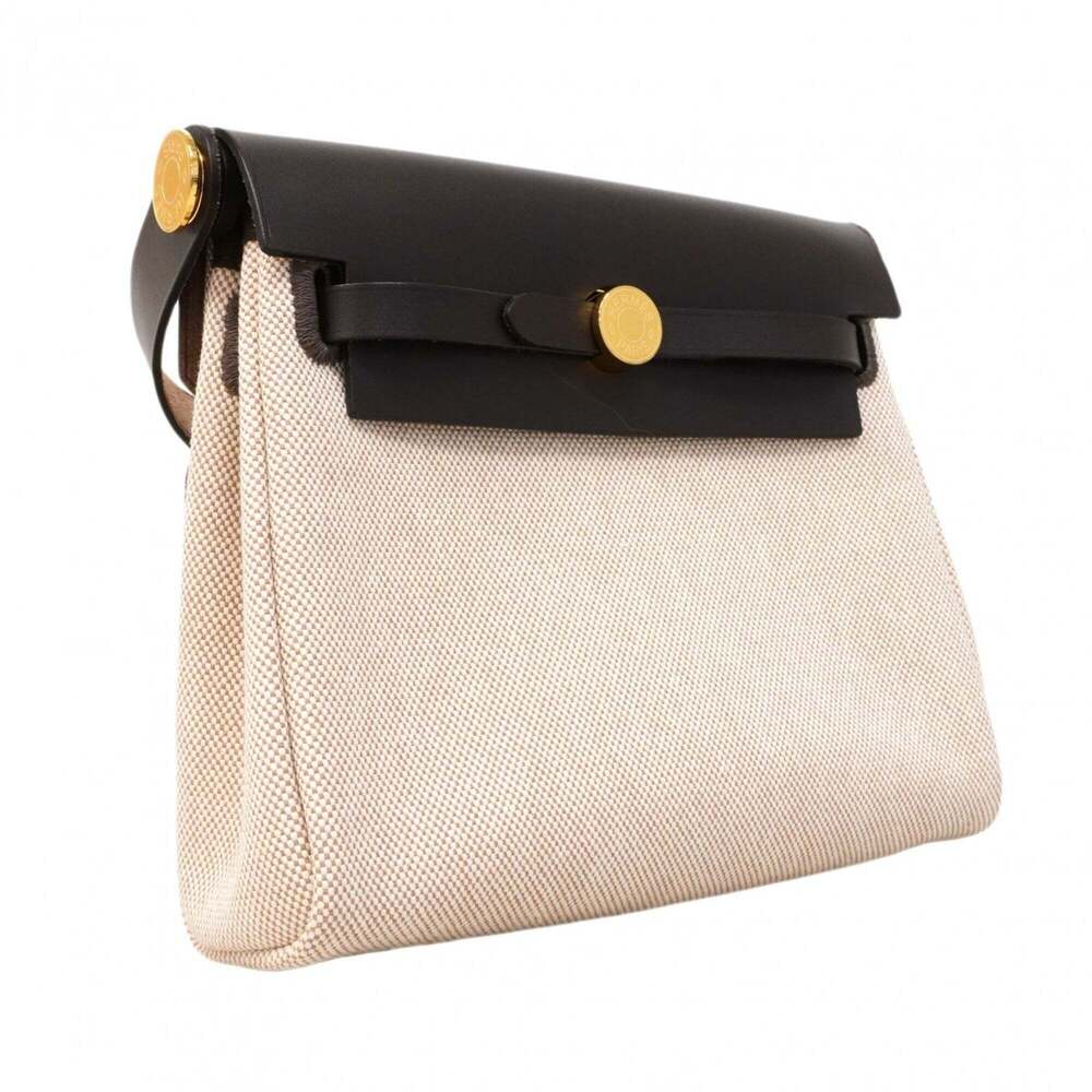 Hermes Shoulder Bag, Herbag Zip Mini, Toile H, Dark Brown, G Stamp, Women's - Picture 2 of 6